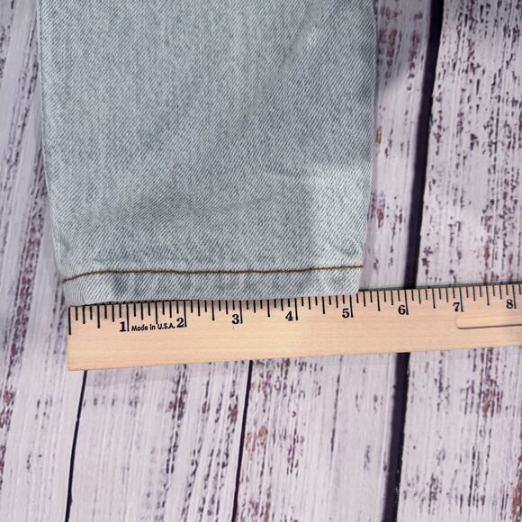 Bongo 90s High Rise Button Fly Acid Wash Tapered Jeans Women’s 7 USA VTG - Picture 6 of 8